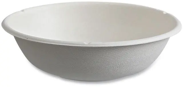 Main image of Vanguard Renewable and Compostable Sugarcane Bowls 16 oz White 800/Carton EPBL16CNFA