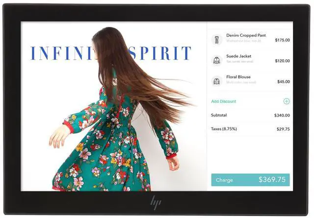 Alt view image 2 of 4 - HP Engage One 10.1" RPOS Portable Monitor IPS 60Hz 500 nits Touchscreen Display (1280x800) - 3F1W9AA#AC3