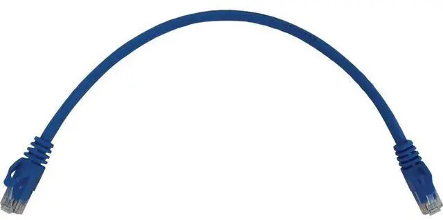 Alt view image 6 of 9 - Eaton Tripp Lite Series Cat6a 10G Snagless Molded UTP Ethernet Cable RJ45 M/M PoE Blue 1 ft. 0.3 m