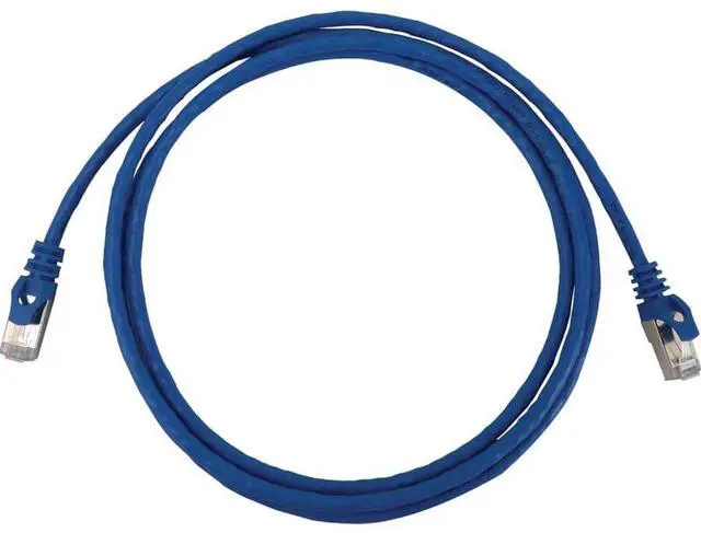 Alt view image 8 of 11 - Eaton Tripp Lite Series Cat6a 10G Snagless Shielded Slim STP Ethernet Cable RJ45 M/M PoE Blue 7 ft. 2.1 m