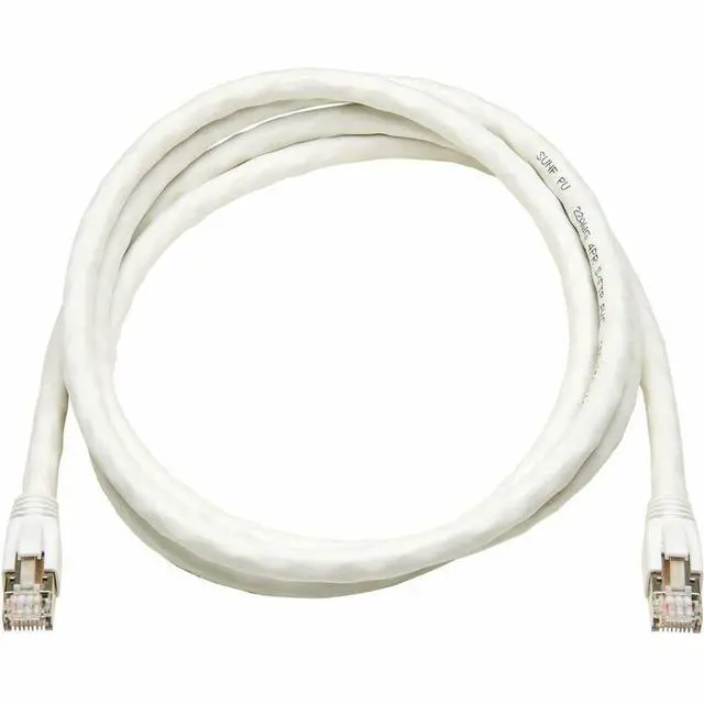 Main image of Eaton Tripp Lite Series Cat8 40G Snagless SSTP Ethernet Cable RJ45 M/M PoE White 5 ft. 1.5 m