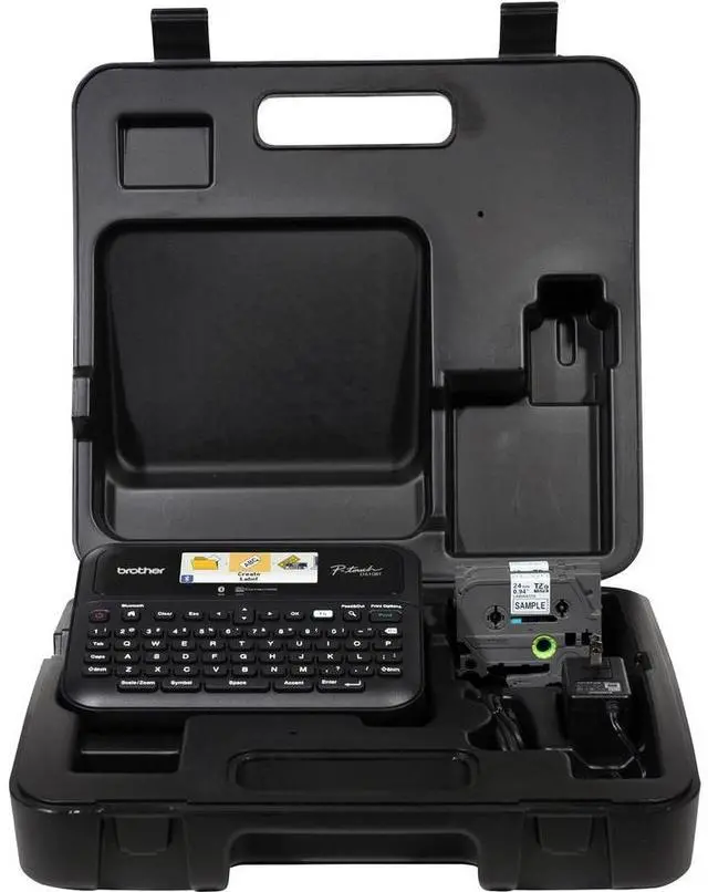 Main image of Brother P-touch Business Professional Connected Label Maker with Case PTD610BTVP