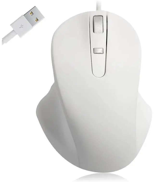 Alt view image 2 of 7 - Matias USB-A Wired Pbt Mouse White