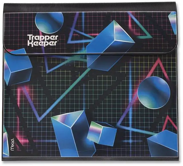 Main image of Trapper Keeper Binder, Retro Design, 1 Inch Binder Shapes 260038CQ1-ECM