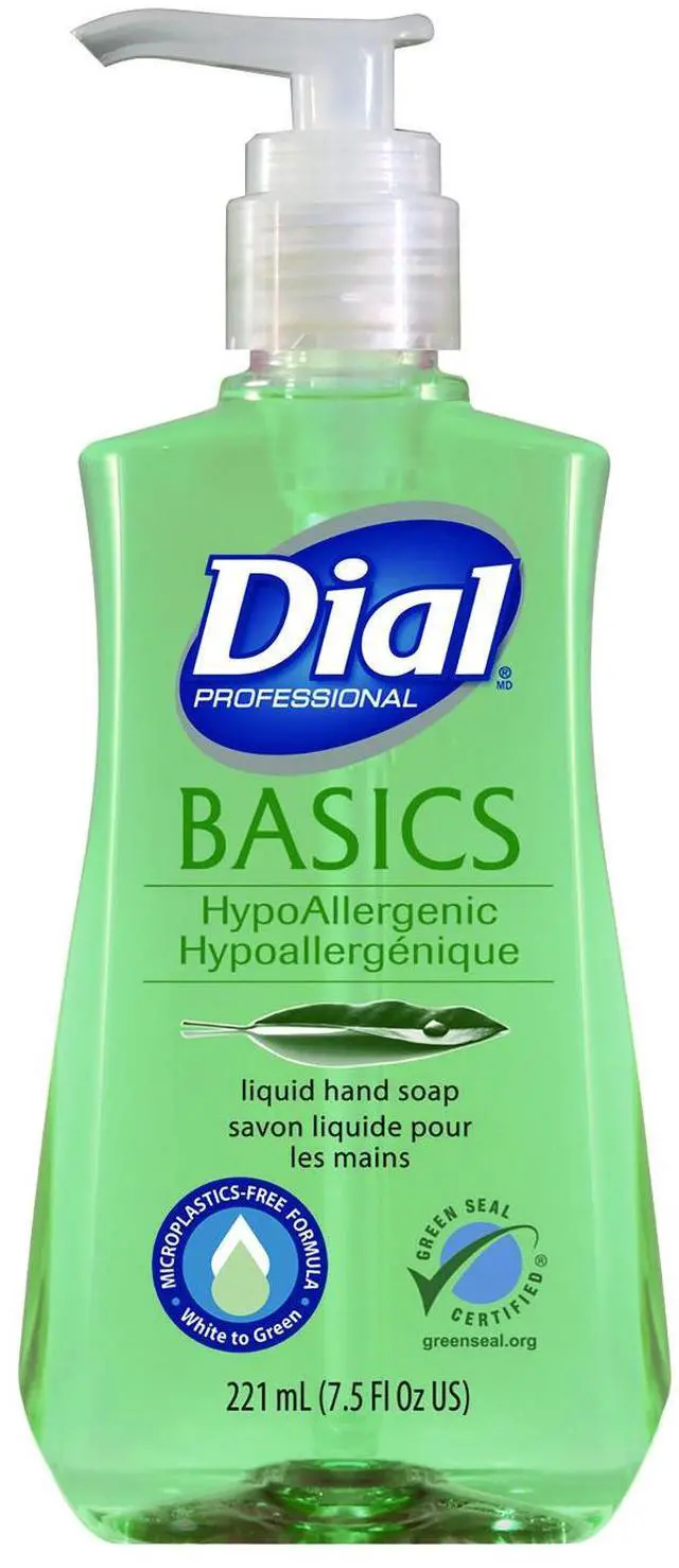 Alt view image 8 of 14 - Dial 6028 Basics Liquid Hand Soap, 7.5 oz., Rosemary & Mint