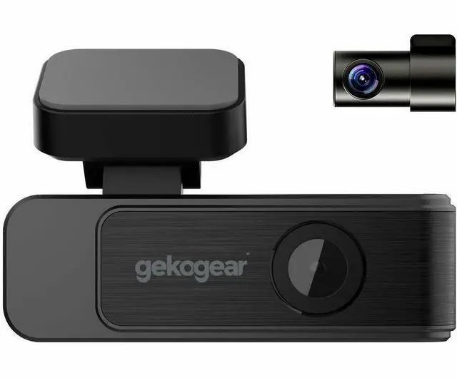 Alt view image 17 of 20 - GekoGear Dual Channel 4K Front and 1080P Rear Dash Cam