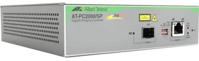 Alt view image 3 of 11 - Allied Telesis PoE+ to SFP Switching Media Converter