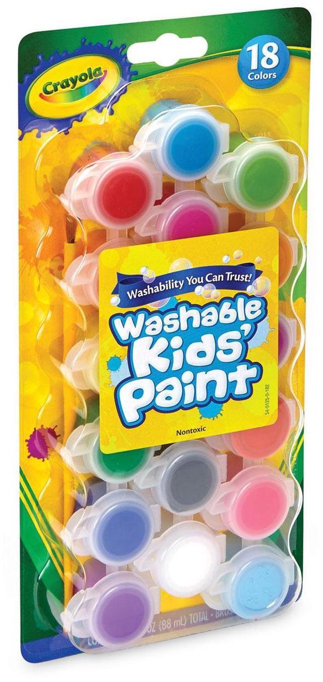 Alt view image 12 of 18 - Crayola Washable Kids' Paint Pots Assorted 54-0125