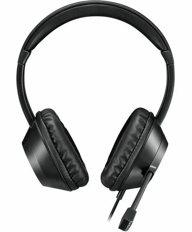 Alt view image 9 of 14 - Adesso Xtream P7 Wired Stereo Headset With AI Controls - Stereo - USB Type A, USB Type C - Wired - 32 Ohm - 20 Hz to 20 kHz - Over-the-head - Binaural - Circumaural - 6 ft Cable - Omni-directional Mic