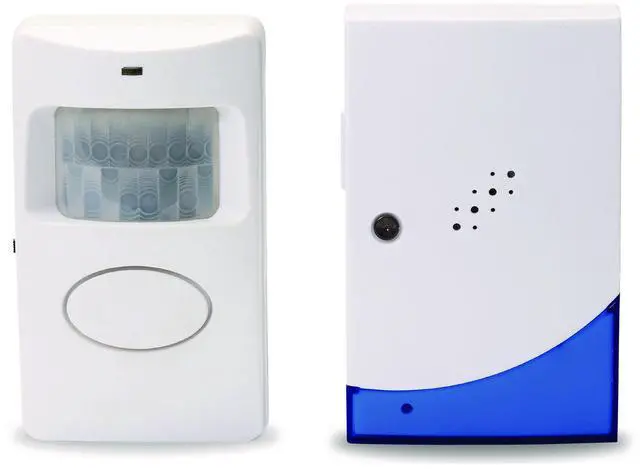 Alt view image 4 of 4 - Tatco PIR Chime w/ Receiver Wireless 20ft Det RNG Batt Reg'd WE/BE 57930
