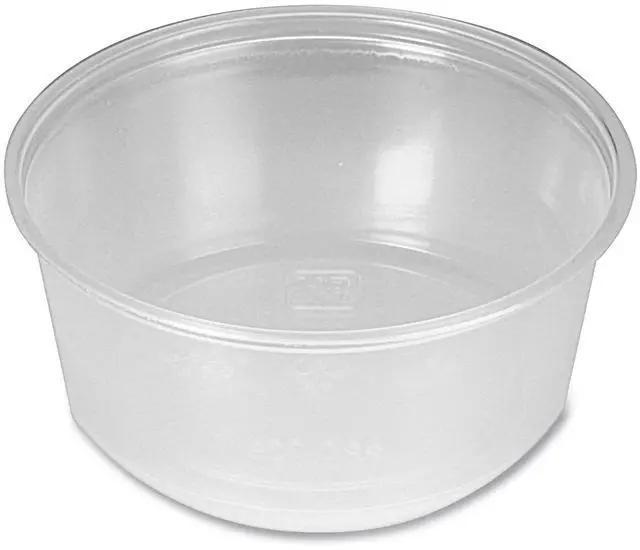 Alt view image 2 of 2 - Fabri-Kal 3.25oz Polypropylene Portion Cups Clear 2500Ct PPC325