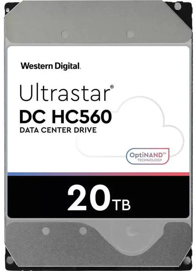 Alt view image 4 of 4 - Western Digital Ultrastar DC HC560 0F38785 20 TB Hard Drive 3.5" Internal SATA