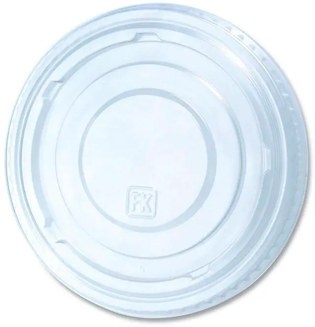 Alt view image 2 of 2 - Greenware Cold Drink Lids Fits 16 oz to 24 oz Cold Cups Plastic Clear 1000/Carton LKC1624F