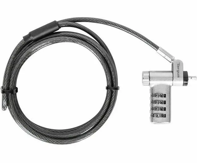 Alt view image 4 of 4 - Targus DEFCON Ultimate Universal Resettable Combination Cable Lock ASP96RGL