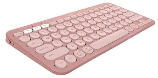 Alt view image 8 of 14 - Logitech Pebble Keys 2 K380S Bluetooth Keyboard, Tonal Rose 920-011777