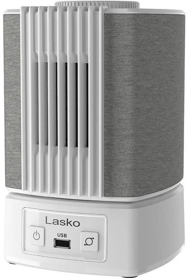 Alt view image 2 of 7 - Lasko SlumberBreeze 2-in-1 Personal Fan With White Noise White SB101