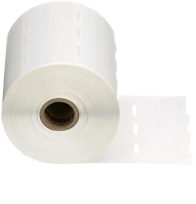 Alt view image 3 of 4 - Panduit Thermal Transfer Self-Laminated Label, Vinyl, 1" Core, 2,500-Pack White S100X150VA1Y