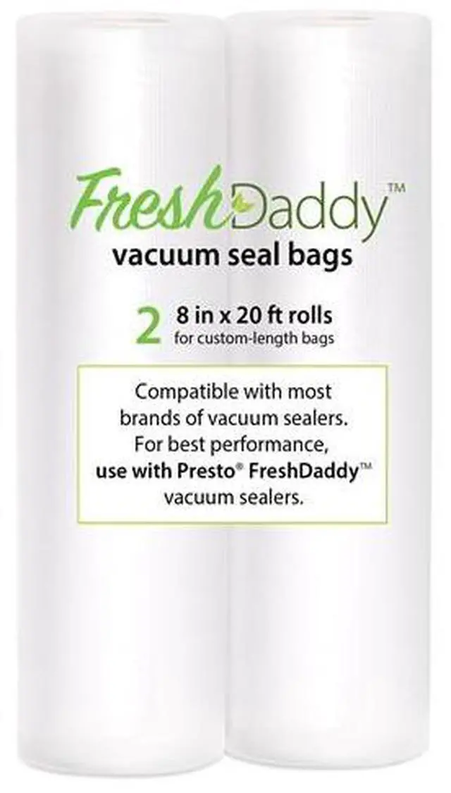 Alt view image 2 of 5 - FreshDaddy Vac Seal Roll 8x20