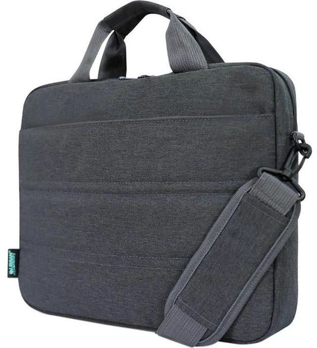 Main image of Urban Factory Eco-Friendly Top-Loading Laptop Case, Up to 17.3", Gray ELC17UF