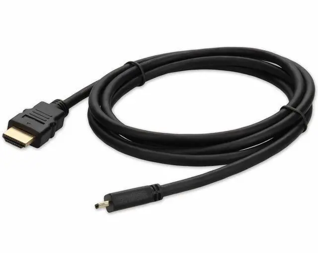 Alt view image 5 of 6 - 5PK 3ft HDMI 1.4 Male to Micro-HDMI 1.4 Male Black Cables For Resolution Up to 4096x2160 (DCI 4K) -