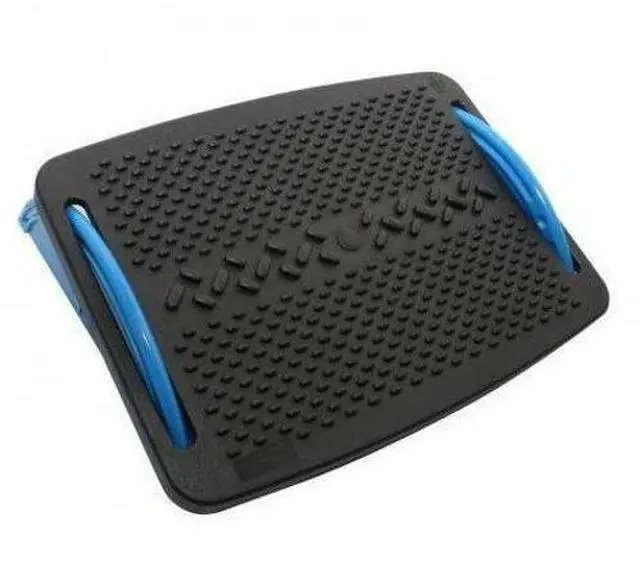 Alt view image 9 of 15 - IO Crest Ergonomic Floating Tilt Foot Rest Textured Surface Reduce Muscle Strain, Black Blue (SY-ACC65076)