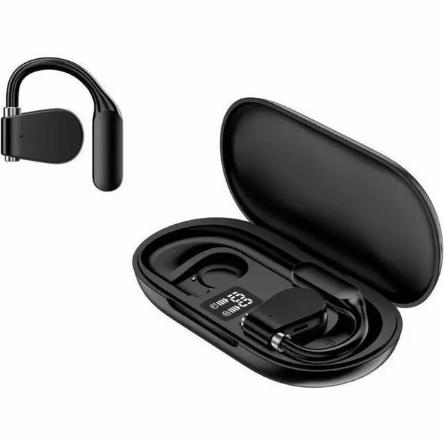 Alt view image 9 of 15 - Adesso Xtream T4 Open-Ear Bluetooth Earbuds with Charging Case XTREAMT4