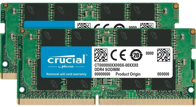 Main image of Crucial 32GB 2x16GB DDR4 3200MHz SODIMM 260-Pin Memory Kit CT2K16G4SFRA32A
