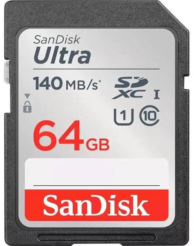 Alt view image 5 of 5 - SanDisk Ultra 64 GB Class 10/UHS-I U1 SDXC SDSDUNB064GAN6IN