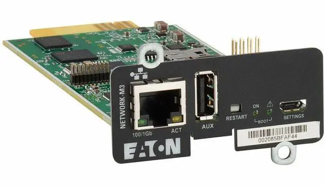 Alt view image 12 of 18 - Eaton Network Card-M3 - Remote management adapter - Gigabit Ethernet x 1