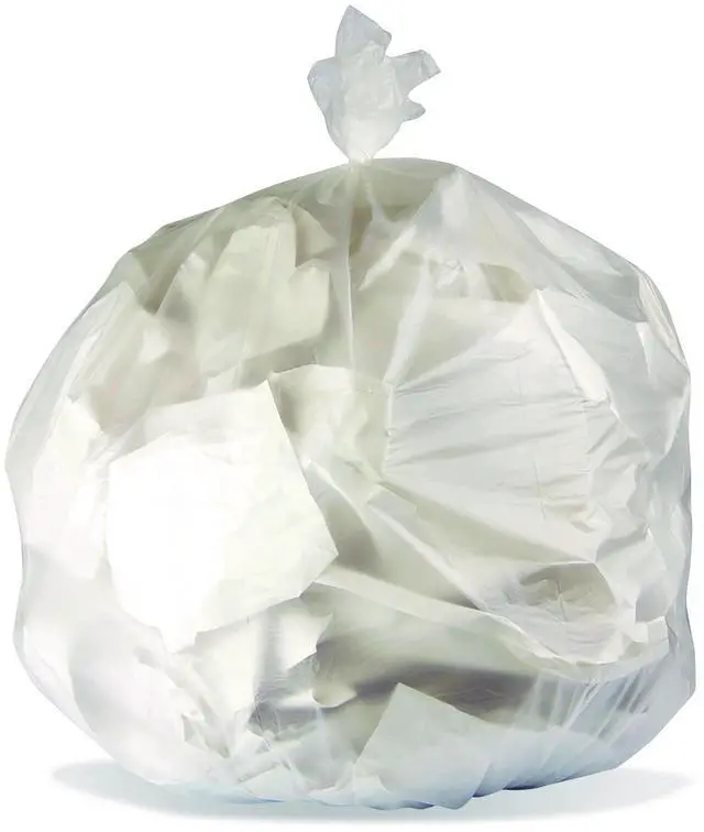 Main image of High-Density Waste Can Liners 10 gal 8 mic 24 x 24 Natural 1000/Carton Z4824LNKR01