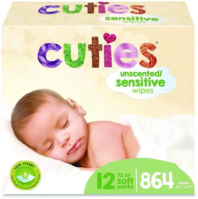 Main image of Premium Wipes Unscented White 72 Wipes/Pack 12 Packs/Carton CR164133CR1
