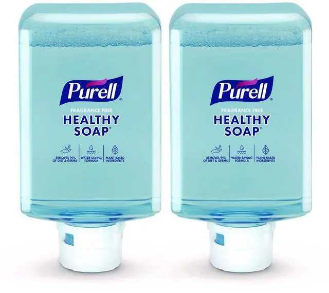 Main image of HEALTHY SOAP with CLEAN RELEASE Technology Refill For ES10 Dispensers Fragrance-Free 1200 mL 2/Carton 838502