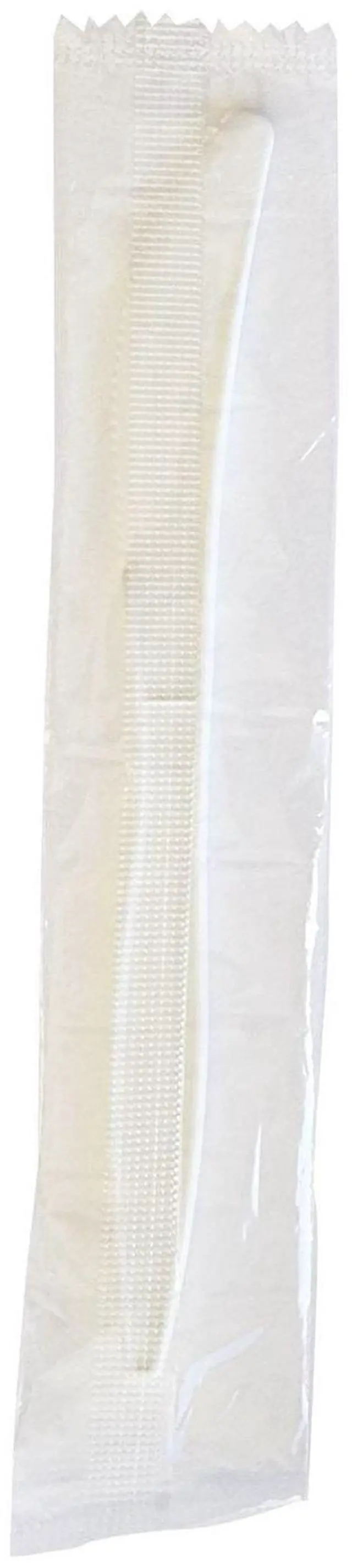 Main image of Mediumweight Wrapped Polypropylene Cutlery Knife 5.86" Plastic White 1000/Carton BWKKNIFEMWPPIW