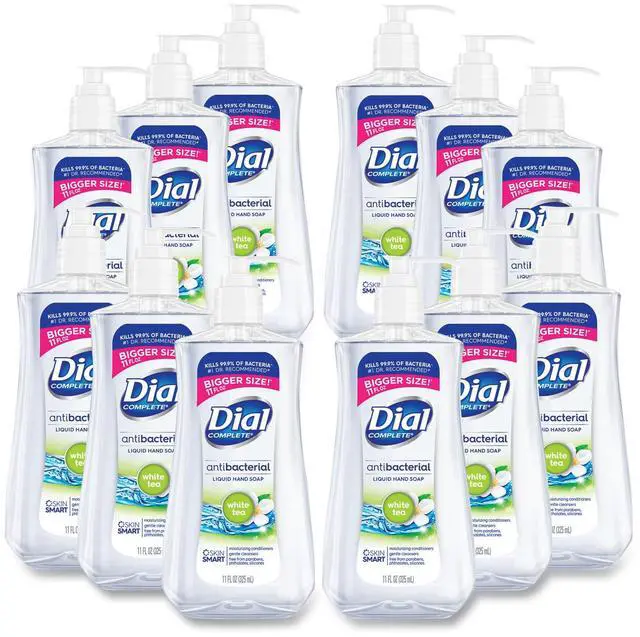 Main image of Antibacterial Liquid Hand Soap White Tea Scent 11 oz 12/Carton 1700020940