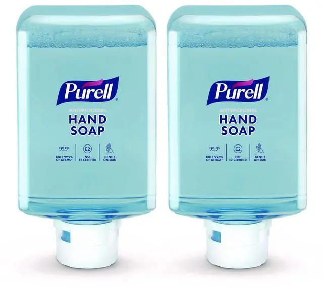 Main image of Antimicrobial Foaming Hand Soap Refill For ES10 Dispensers Fragrance-Free 1200 mL 2/Carton 838302