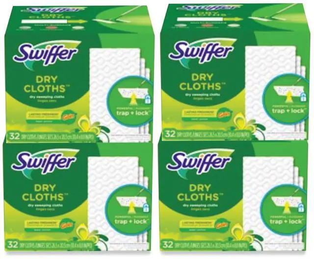 Main image of Dry Refill Cloths. 8 x 10.4 White 32 Box 4 Boxes/Carton 80374620