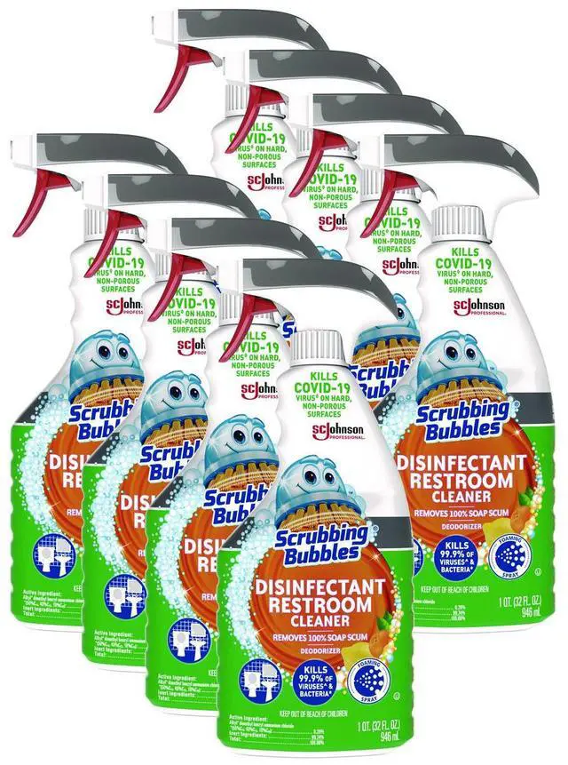 Main image of Disinfectant Restroom Cleaner Citrus Scent 32 oz Spray Bottle 8/Carton 334879