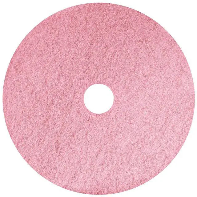 Main image of Remover Burnishing Pads 20" Pink 5/Carton 403420
