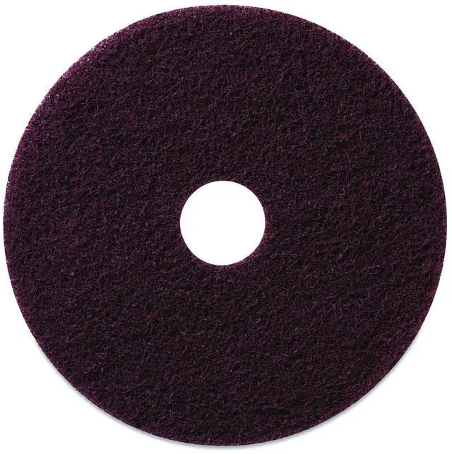 Main image of Stripping Pad 20" Diameter Burgundy 5/Carton 430520