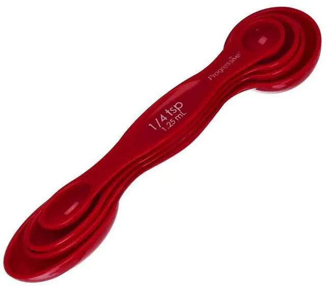 Main image of Mainstays 4-Piece Dual-Ended Snap Fit Measuring Spoon Set