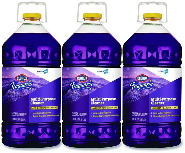 Main image of CloroxPro Fraganzia Multi-Purpose Cleaner Lavender Meadows Scent 175 oz Bottle 3/Carton 60614CT