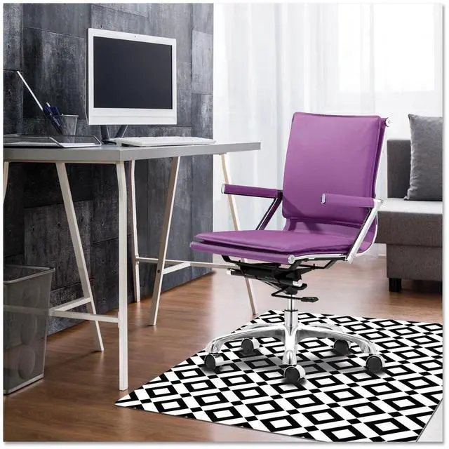 Main image of Deflecto FashionMat Chair Mat Rectangular 35 x 40 Diamonds CM3540BD
