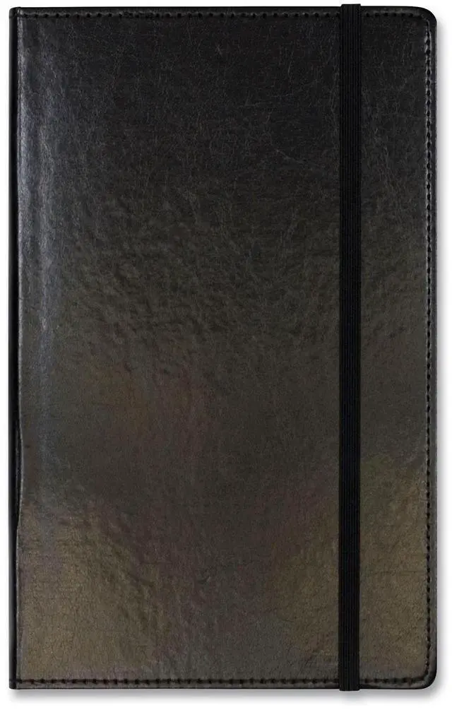 Main image of C.R. Gibson Bonded Leather Narrow Rule 5x8.25 Journal Black 240 Sheet MJ54791
