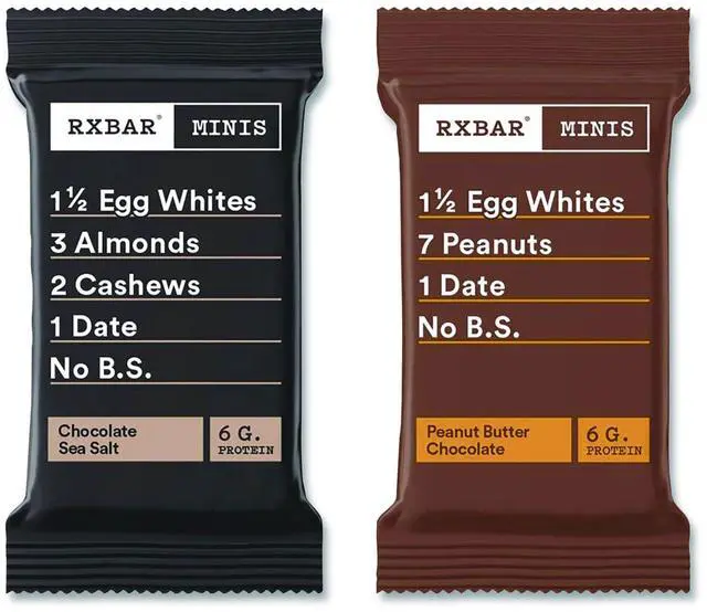 Main image of RXBar Mini Protein Bars - Chocolate Sea Salt and Peanut Butter Chocolater, 8/Box