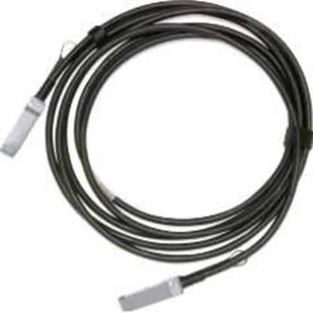 Main image of Mellanox Passive Copper Cable IB EDR QSFP28 2m Black MCP1600E002E30