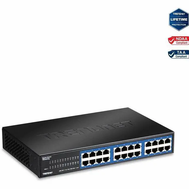 Alt view image 2 of 11 - TRENDNET - BUSINESS CLASS TEG-S24DG GREENNET 24PORT MNG 10/100/1000