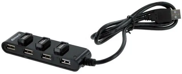 Main image of Inland 7 Ports USB 2.0 External Hub