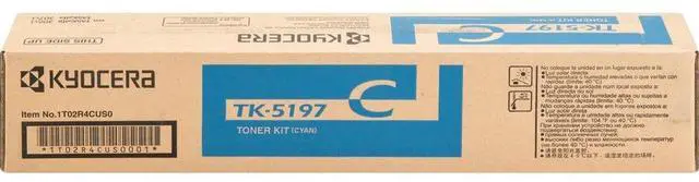 Alt view image 2 of 4 - Cyan Toner Cartridge for Kyocera TK-5197C TASKalfa 306ci, TASKalfa 307ci, TASKalfa 308ci, Genuine Kyocera Brand