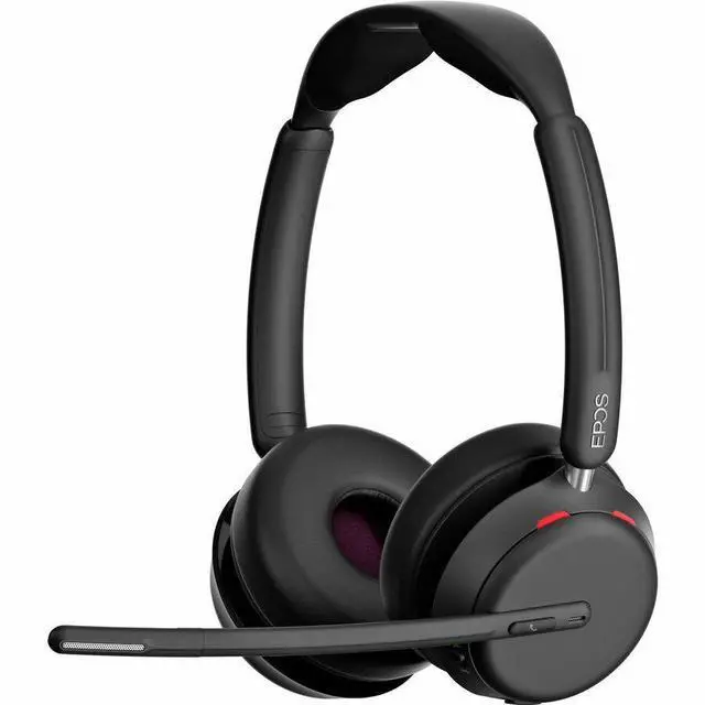 Alt view image 5 of 5 - EPOS IMPACT 1060 Headset - Stereo - USB Type C - Wired/Wireless - Bluetooth - On-ear - Binaural - Ear-cup - 3.94 ft Cable - 1001134