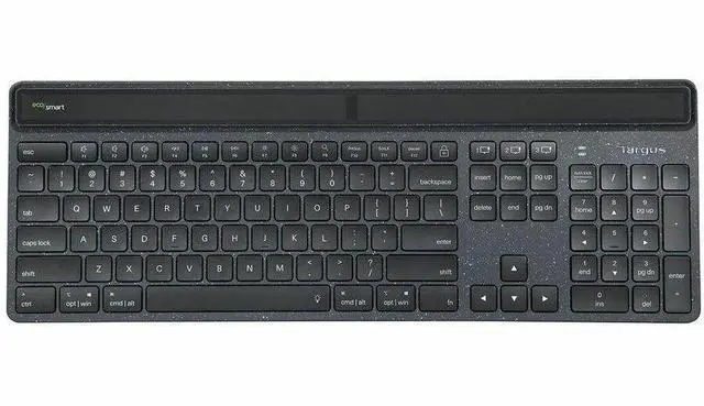 Main image of Targus Sustainable Energy Harvesting EcoSmart Keyboard AKB868US